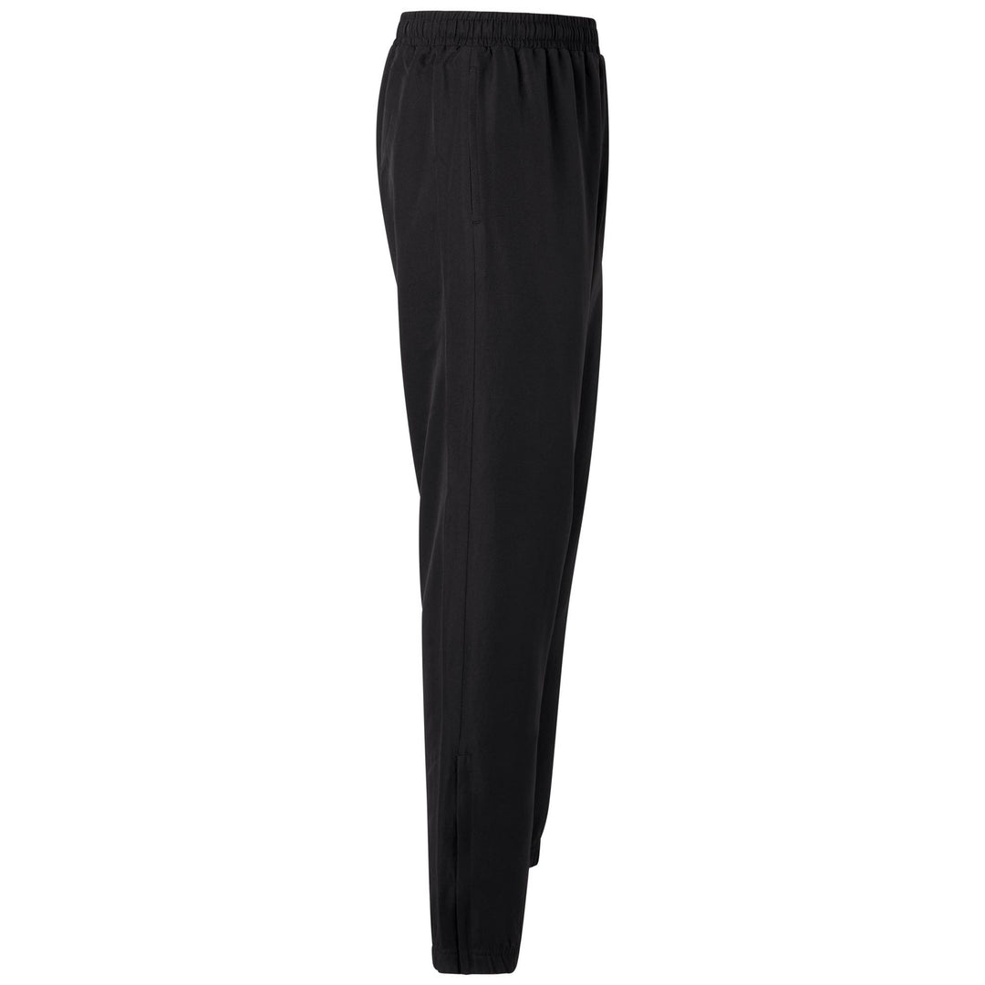 Black Men's Sportstyle Polyester Pants. main