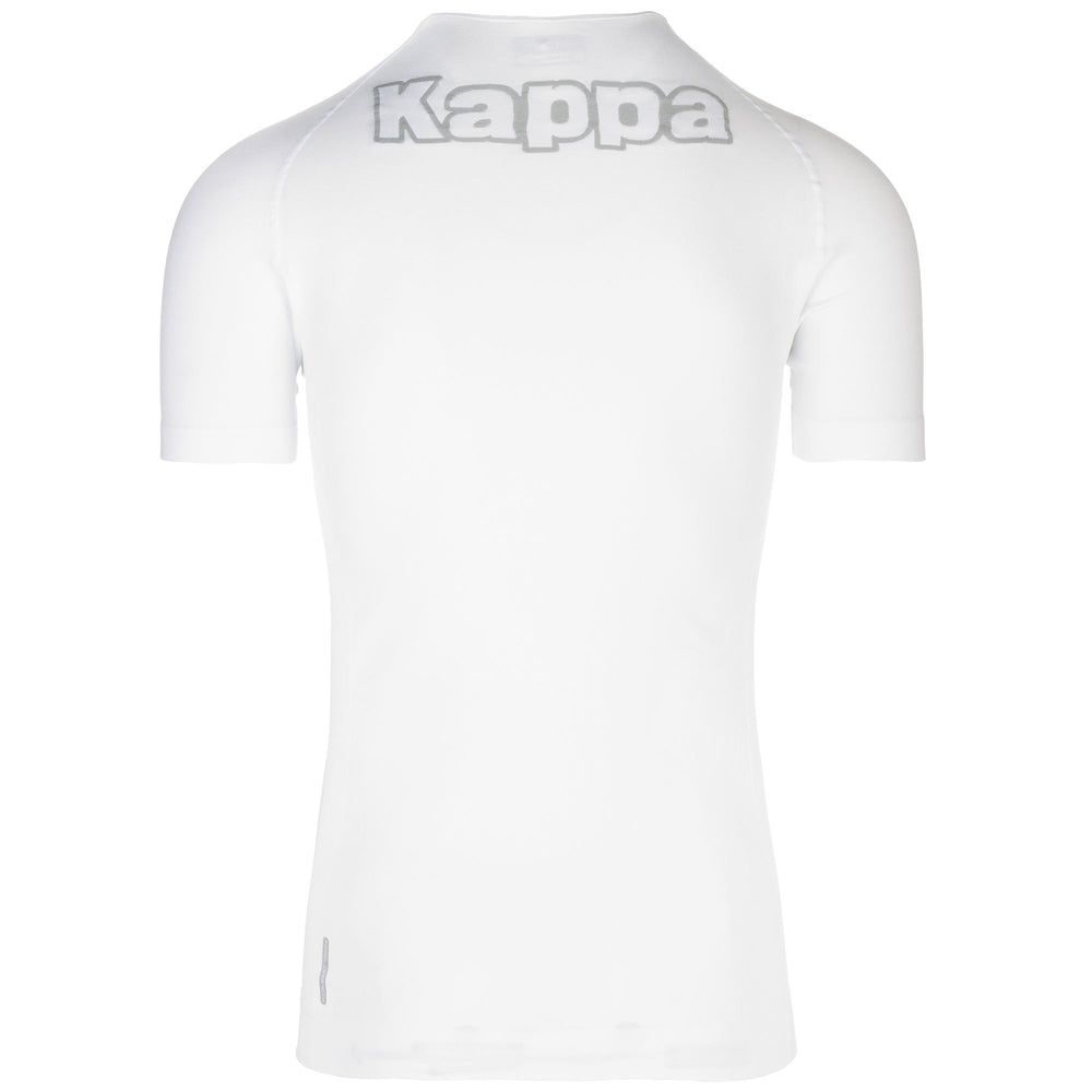 Grey White Unisex Football Skin Fit T-Shirt with Bacterial Protection 02