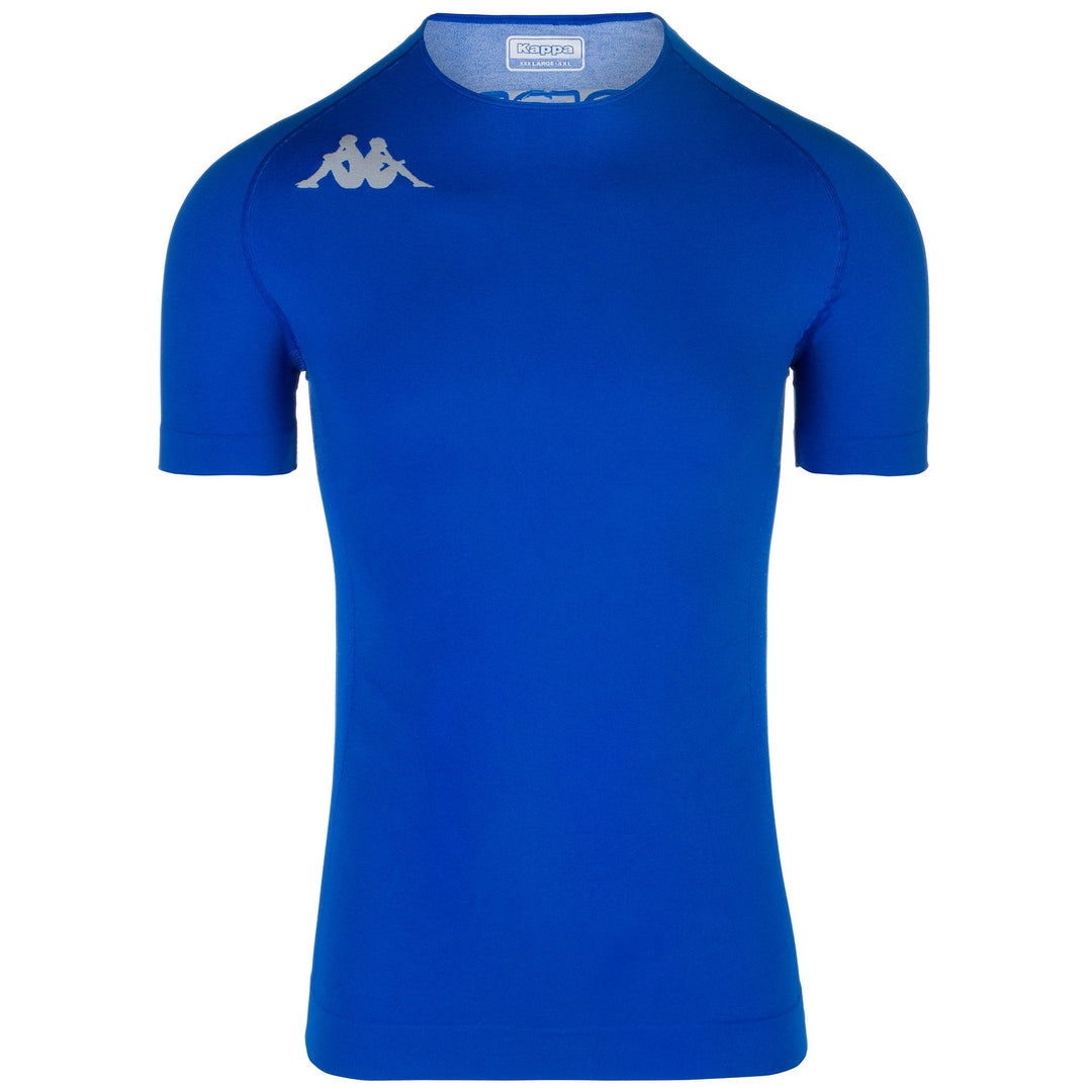 Maglietta unisex blu Skin Fit con protezione Hydro-Way 01