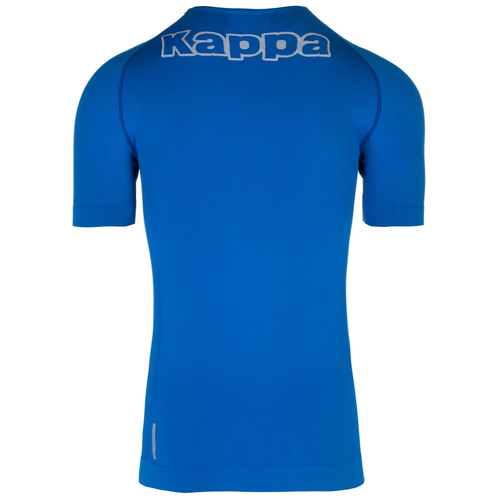 Imperial blue Unisex Football Skin T-Shirt with Bacterial Protection. 02