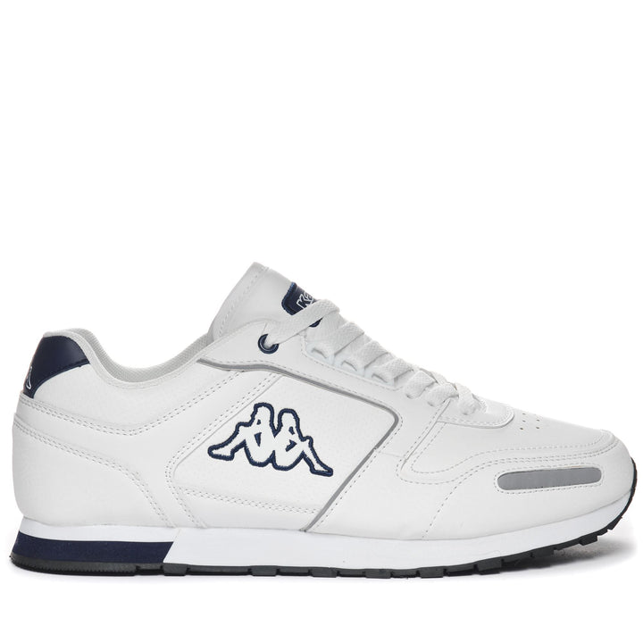 Sneakers Unisex LOGO VOGHERA 5 Low Cut WHITE-BLUE NAVY Photo (jpg Rgb)			