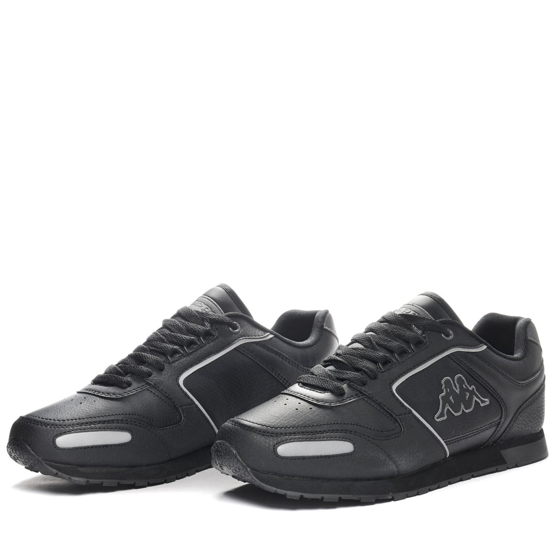 Sneakers Unisex LOGO VOGHERA 5 Low Cut BLACK-GREY DK Detail (jpg Rgb)			