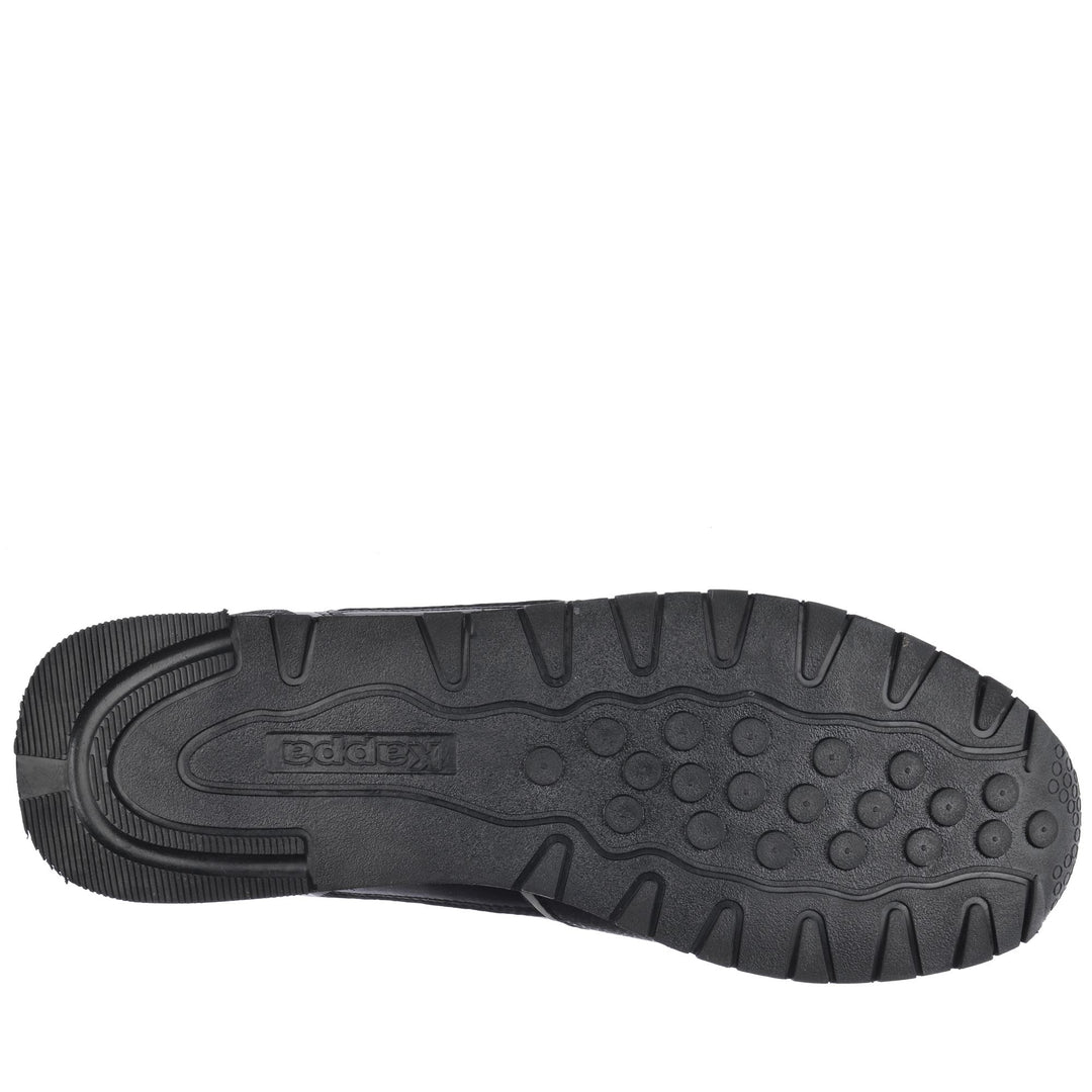 Sneakers Unisex LOGO VOGHERA 5 Low Cut BLACK-GREY DK Dressed Front (jpg Rgb)	