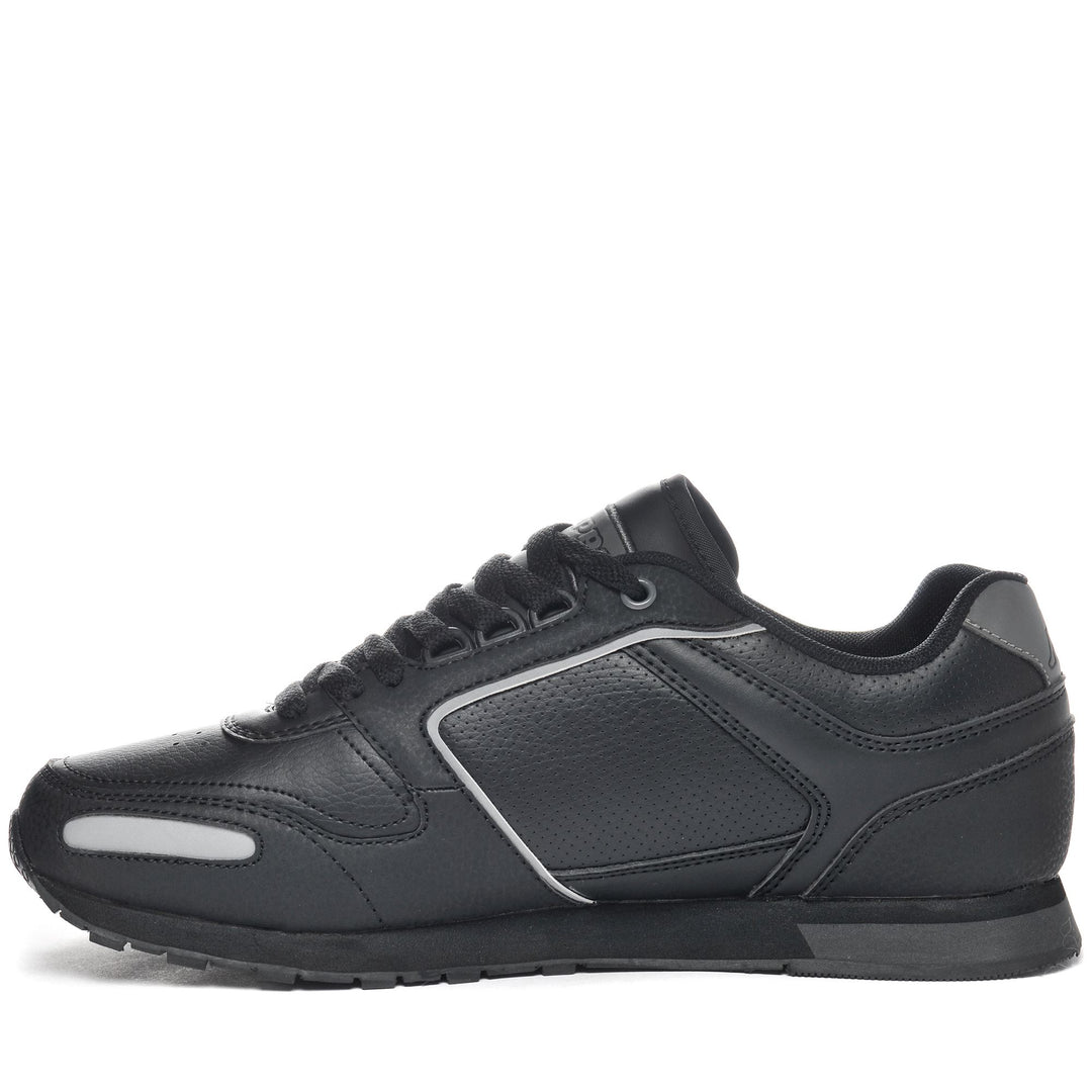 Sneakers Unisex LOGO VOGHERA 5 Low Cut BLACK-GREY DK Dressed Side (jpg Rgb)		