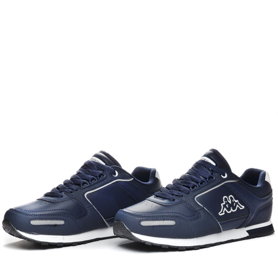 Sneakers Unisex LOGO VOGHERA 5 Low Cut BLUE MARINE - WHITE Detail (jpg Rgb)			