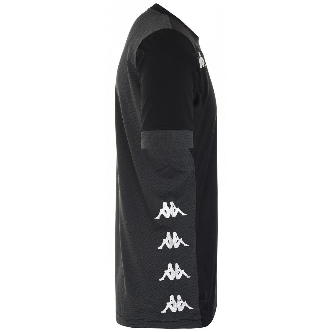 Maglia da Calcio Uomo Nera con Inserti in Rete. main