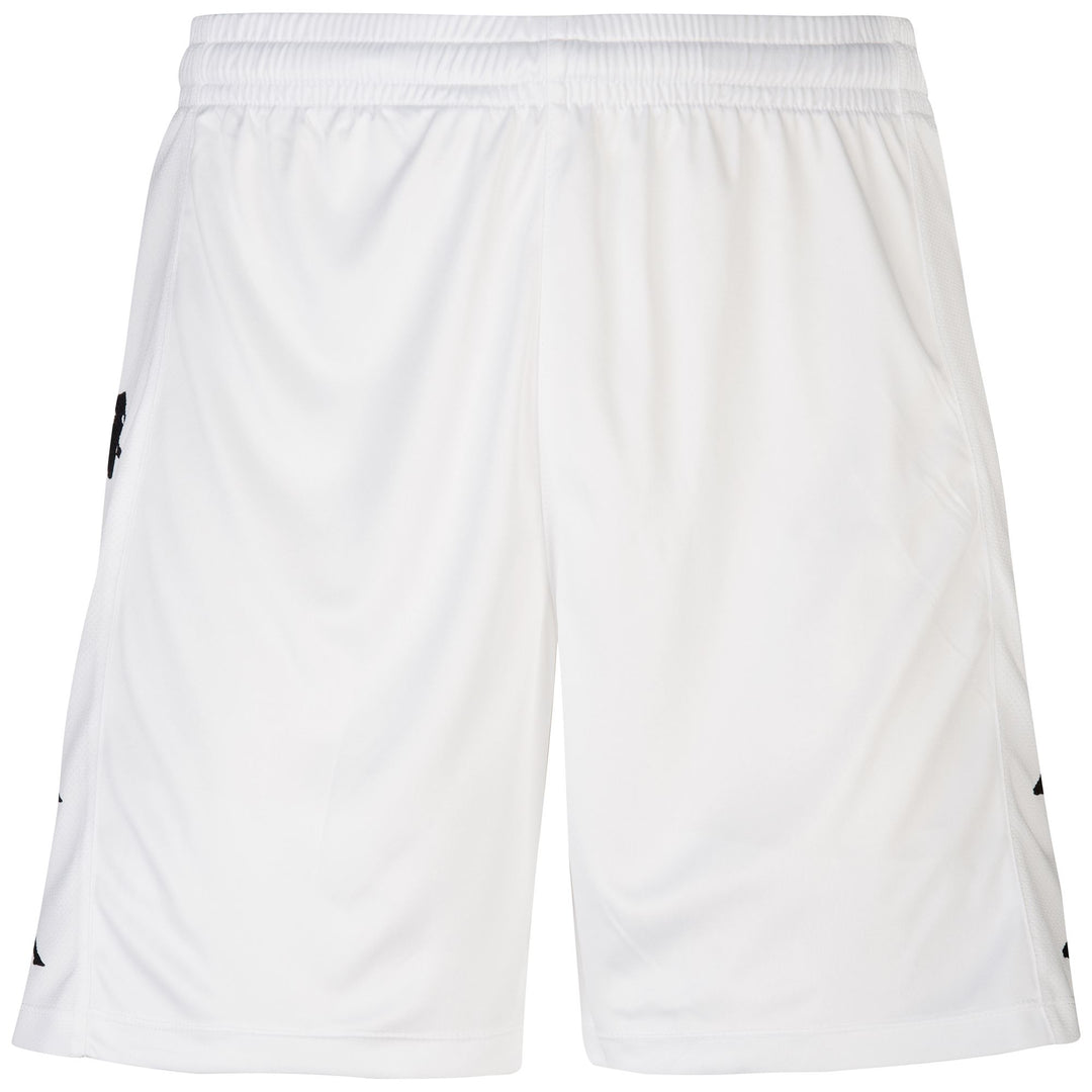 Grey White Men's Football Training Shorts. 01