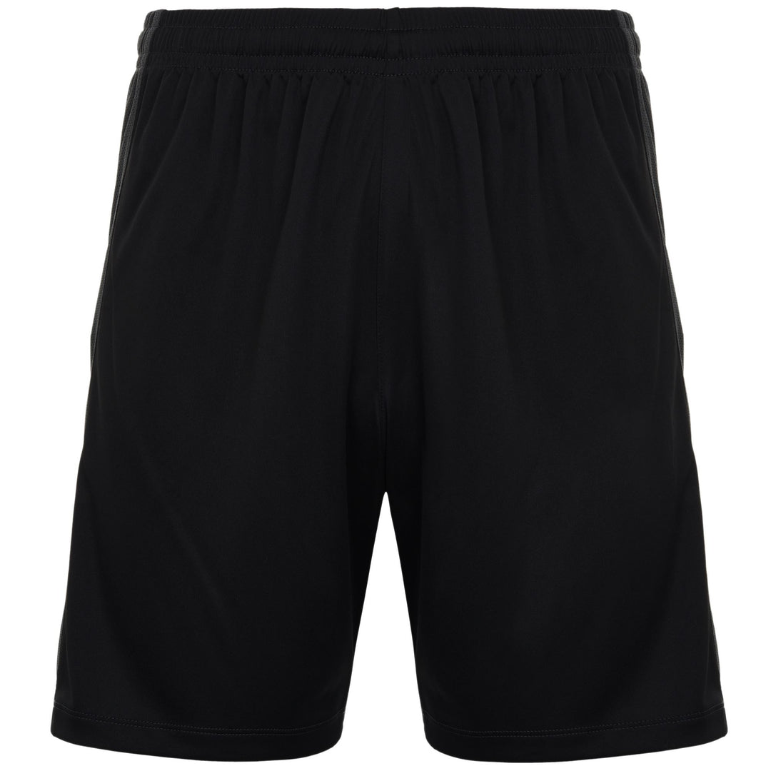 Pantalones cortos de entrenamiento de fútbol negros para hombre 01