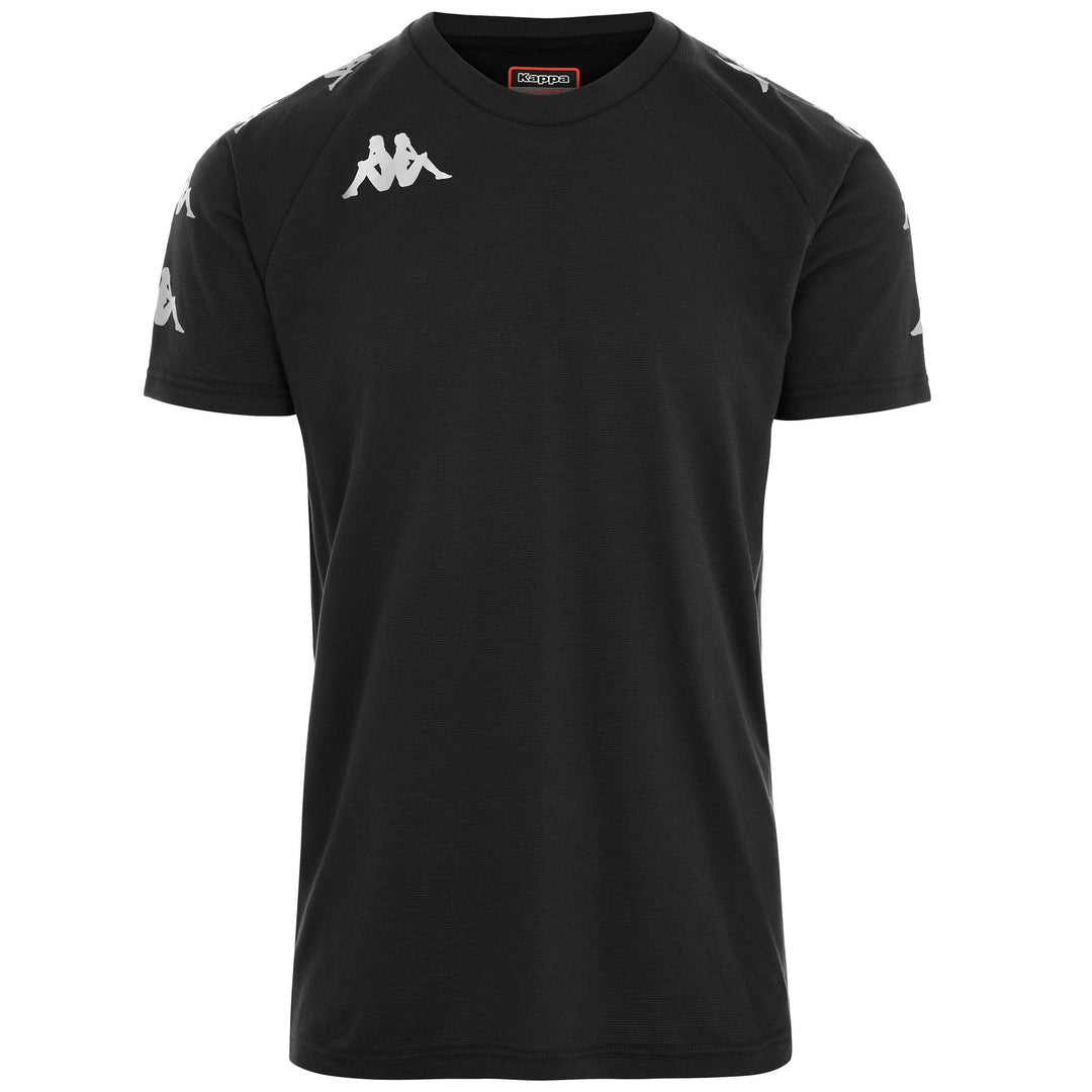 Dark Grey Men's Football T-Shirt in Cotton Blend 01