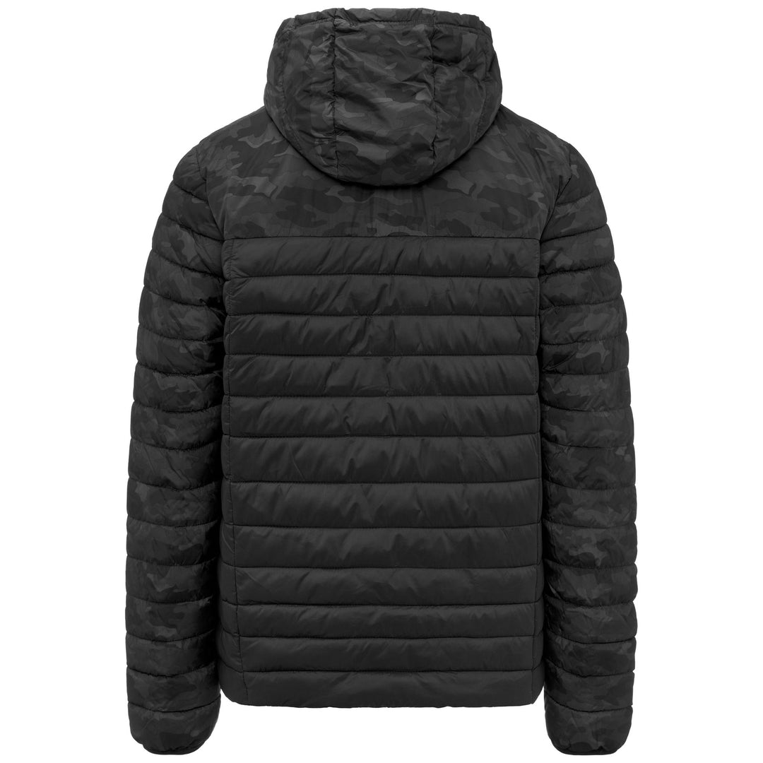 Veste à capuche noire pour homme, coupe ajustée et déperlante main