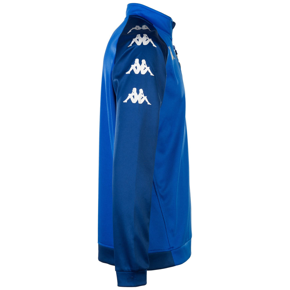Sapphire Blue Men's Football Fleece Jumper 02