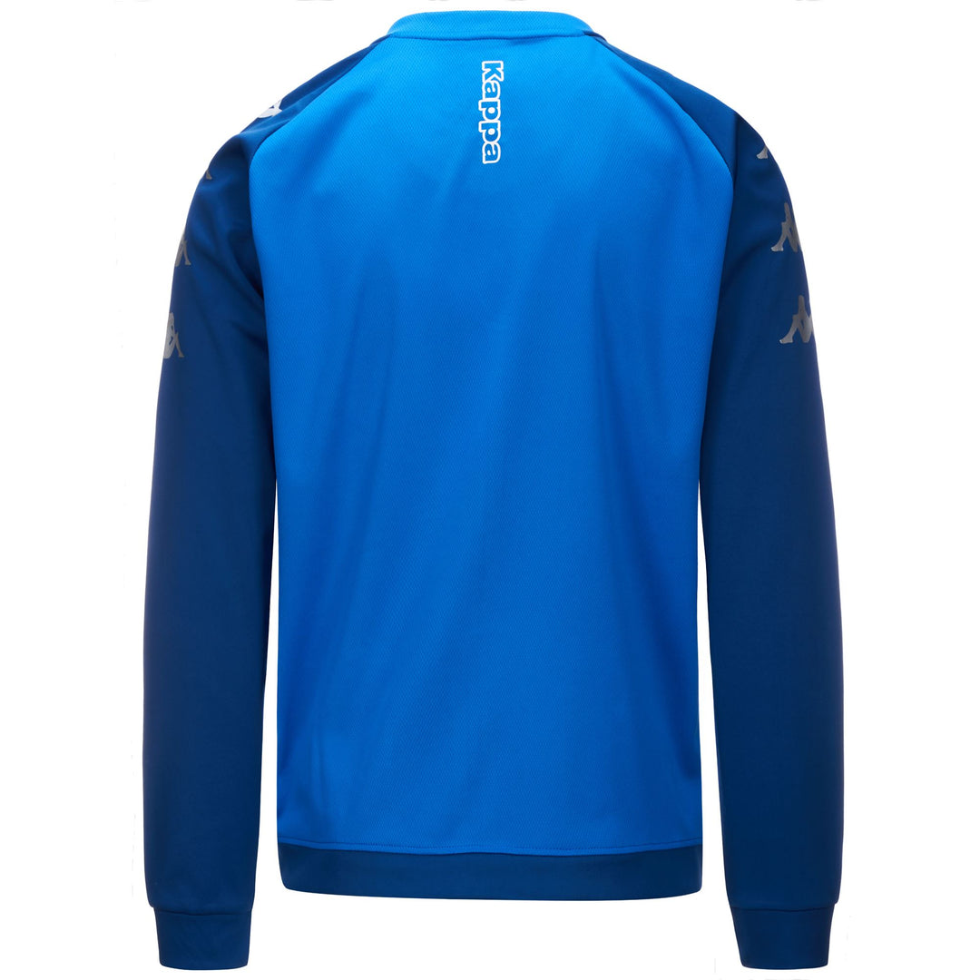 Blue Men's Slim Fit Football Training Sweat in Bonded Mesh Fabric main