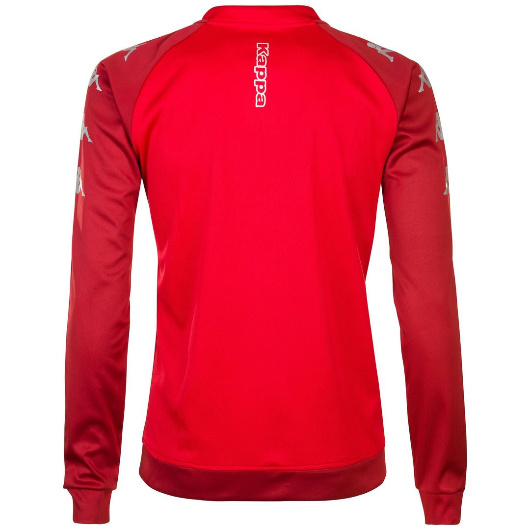 Red Men's Slim Fit Football Training Sweat in Bonded Mesh Fabric main