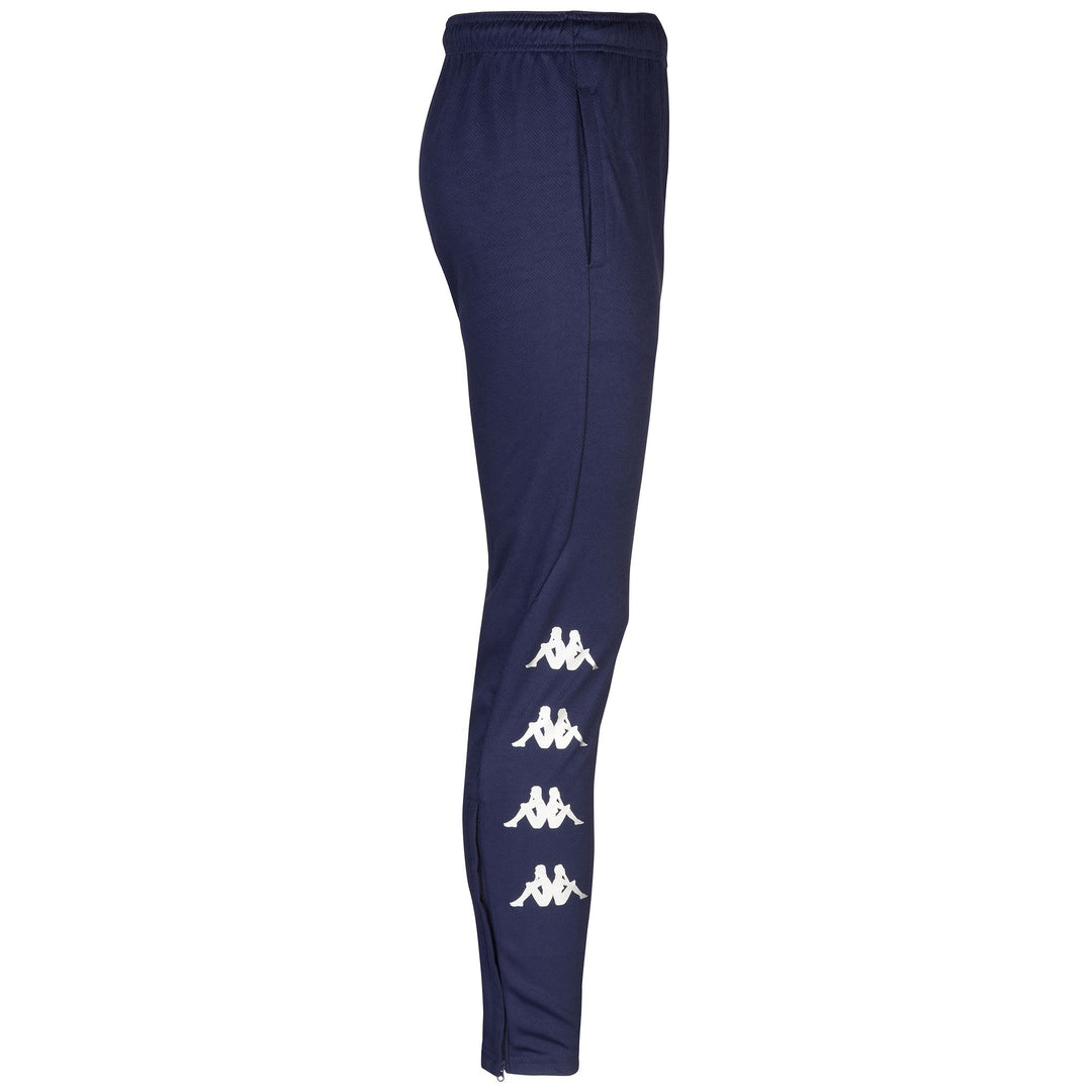 Blue Men's Slim Fit Soccer Training Pants in Mesh Fabric main