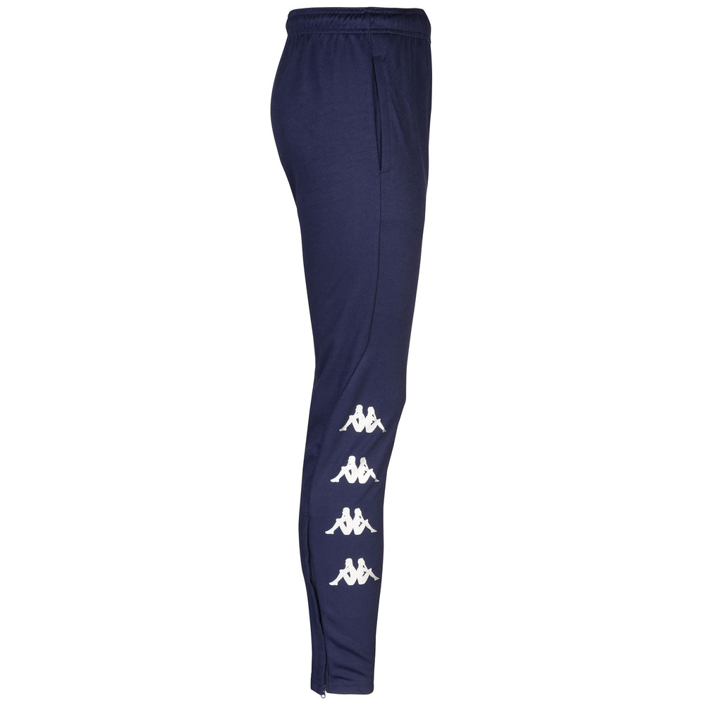 Blue Men's Slim Fit Soccer Training Pants in Mesh Fabric 02