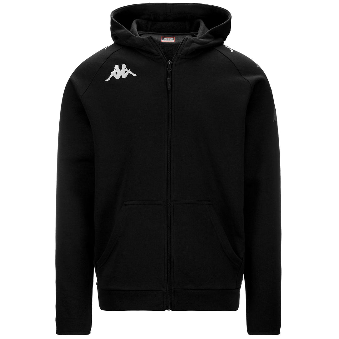Black Men's Football Fleece Jacket. 01