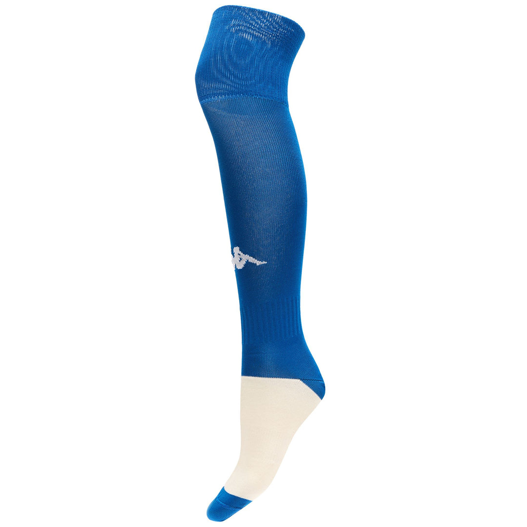Blue Men's Knee High Soccer Socks with Ventilation Area 01