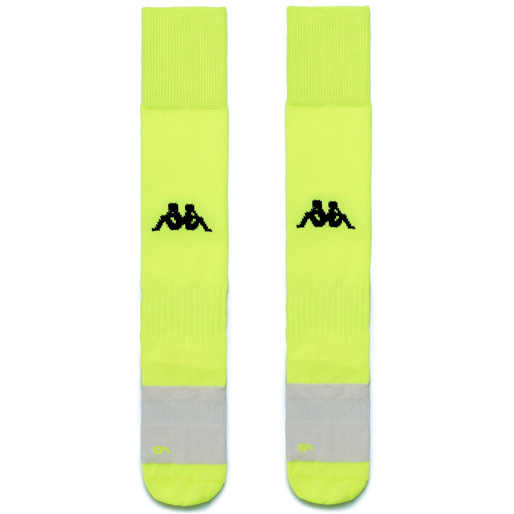 Chaussettes hautes vertes pour homme, idéales pour le football, avec ventilation respirante. 02