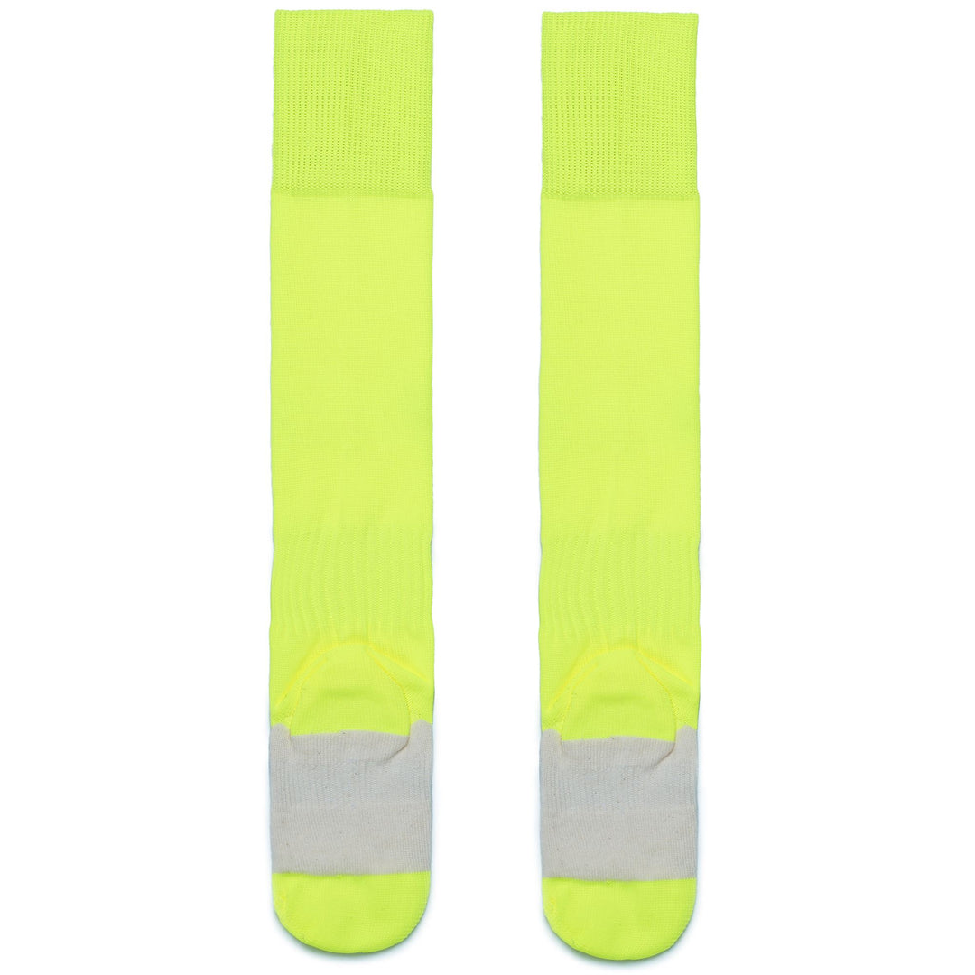 Chaussettes hautes vertes pour homme, idéales pour le football, avec ventilation respirante. main