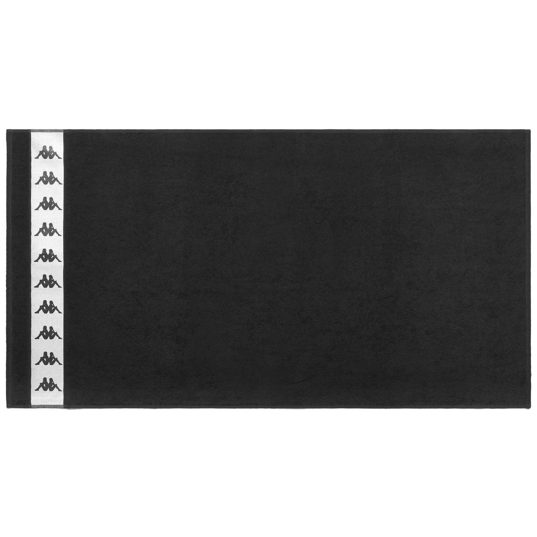 Black Unisex Training Towel with Cotton Blend 01
