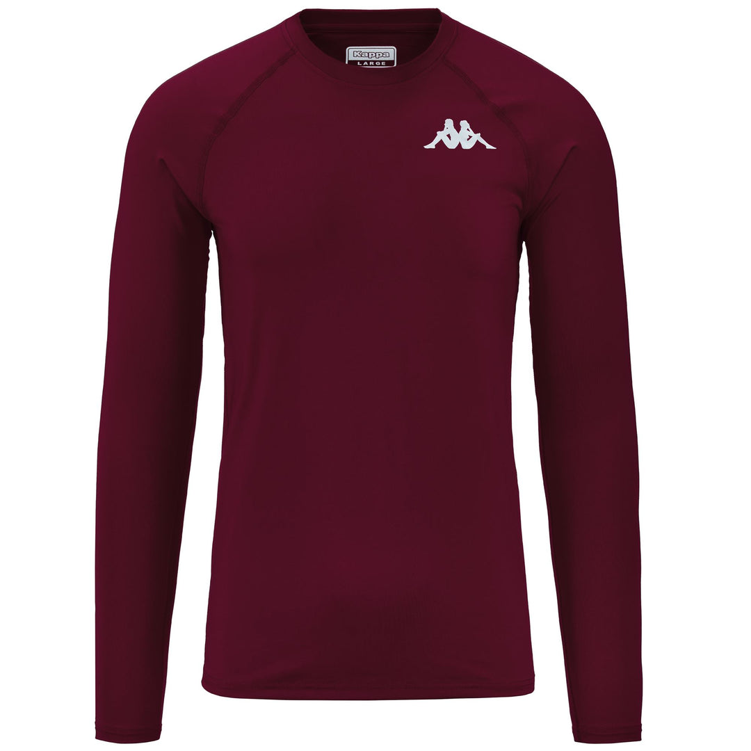 Camiseta funcional roja para hombre con protección HIDRO-WAY 01