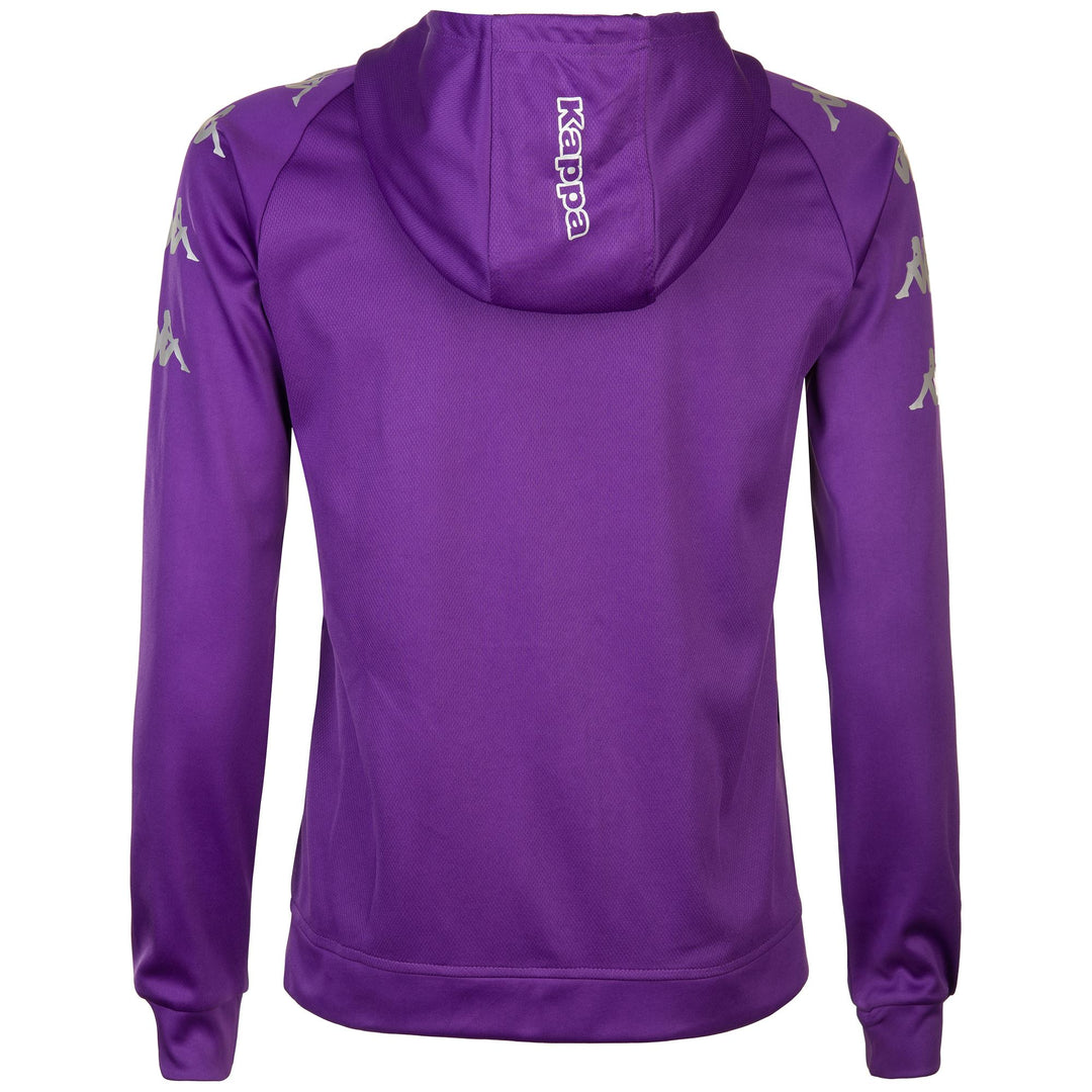 Chaqueta polar de fútbol violeta para hombre con capucha y cremallera main