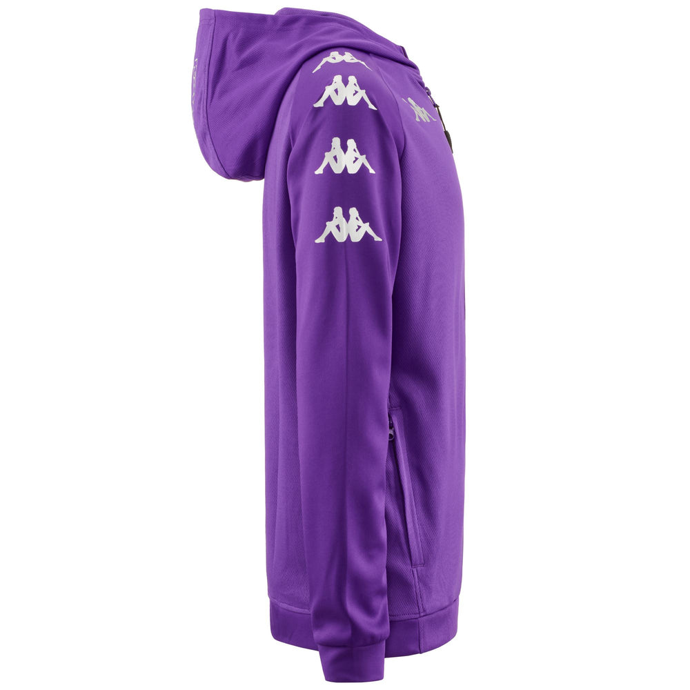 Violet Men's Slim Fit Hooded Fleece Sweat 02