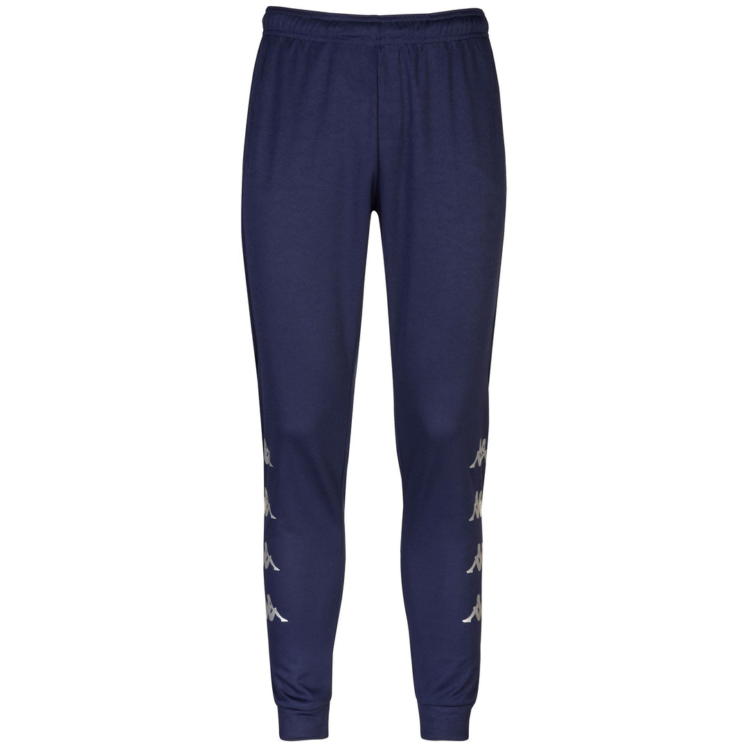 Blue Men's Slim Fit Soccer Training Pants in Heavy Mesh Fabric 01