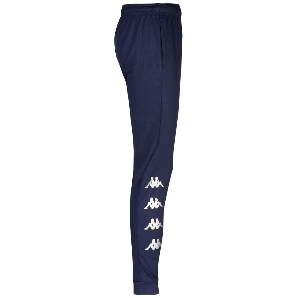 Blue Men's Slim Fit Soccer Training Pants in Heavy Mesh Fabric 02