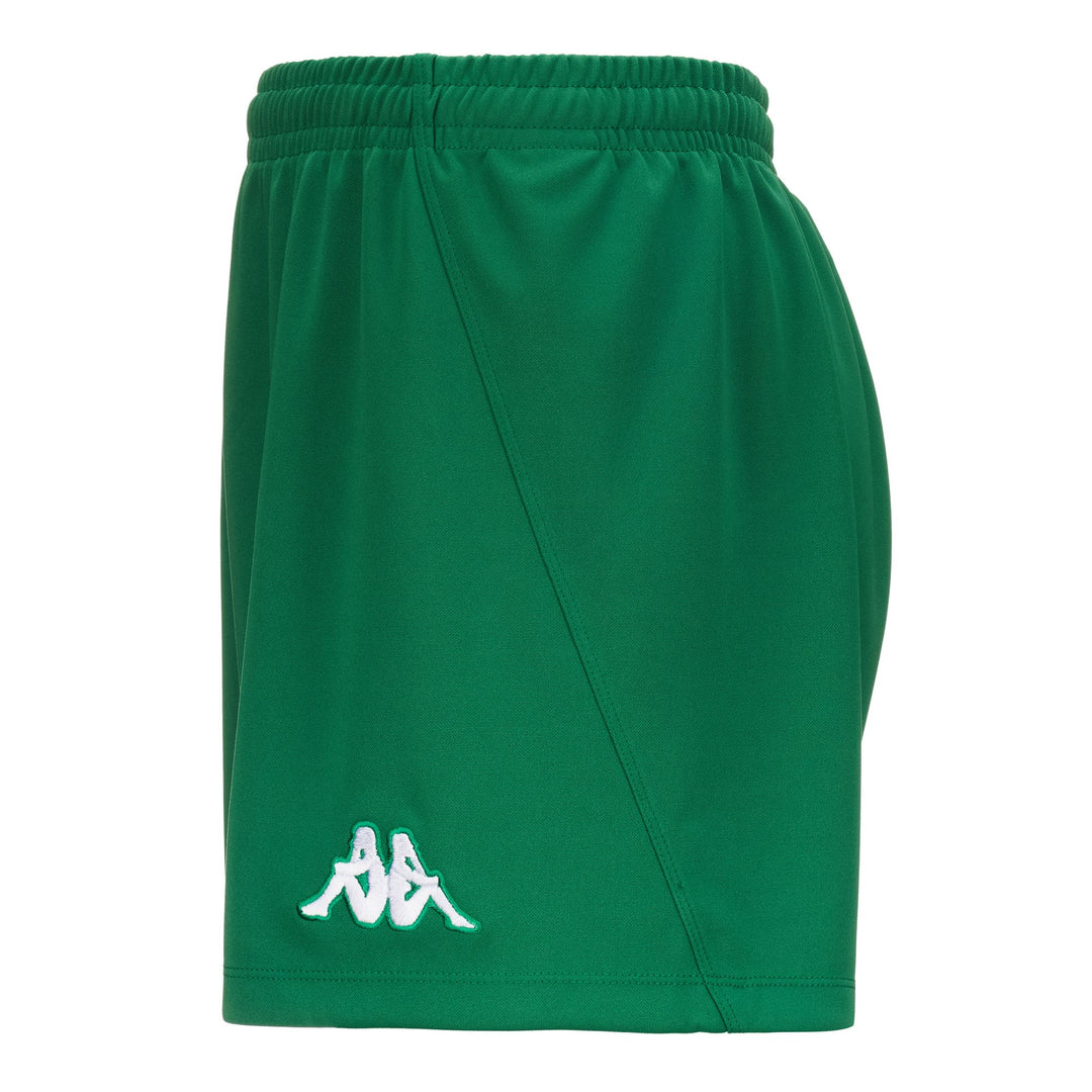 Pantaloncini da allenamento da rugby da uomo Oasis verdi con elastico in vita main