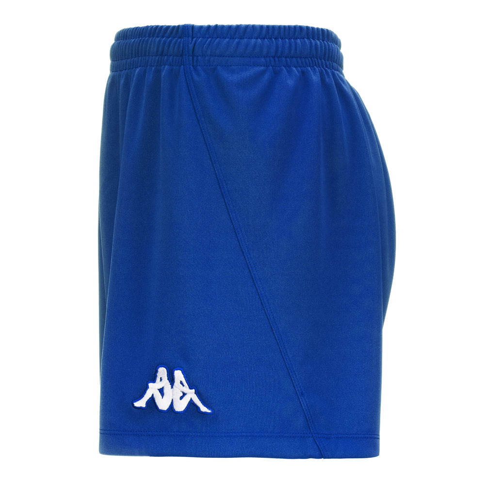 Blue Men's Rugby Training Shorts in Interlock Fabric 02