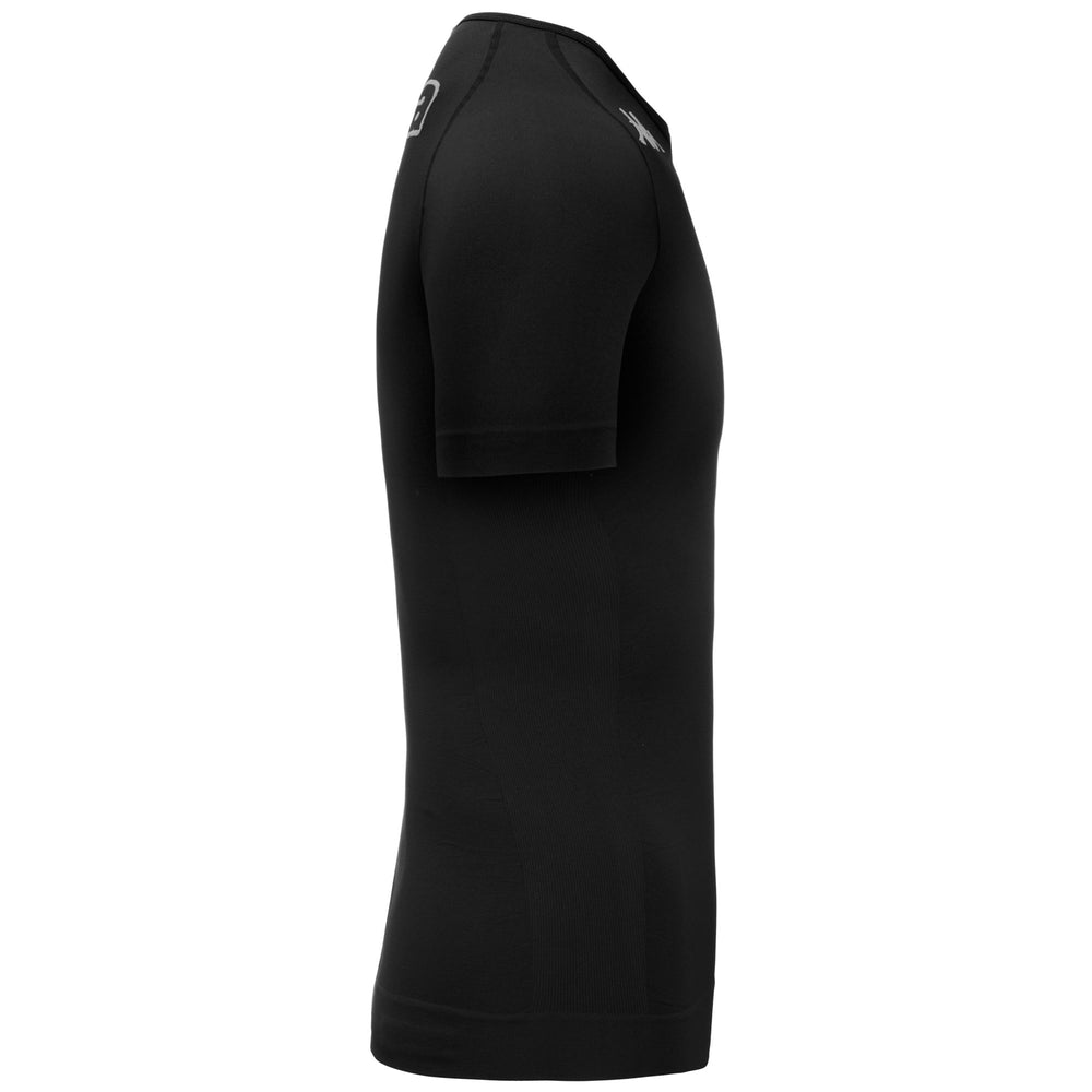 Black Unisex Football Skin T-Shirt with Seamless Technology 02