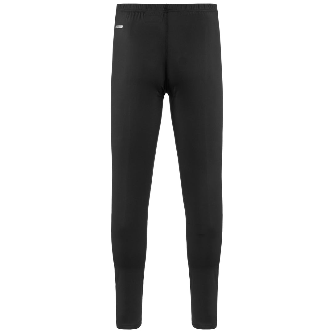 Black Men's Technical Long Underpants in Stretch Fabric main