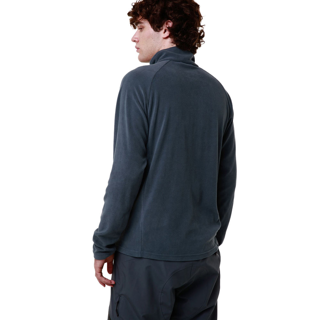 Chaqueta polar de esquí unisex gris y negra con diseño ajustado main