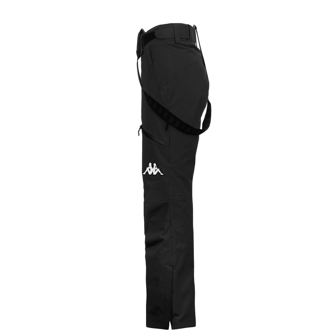 Black Men's Ski Waterproof Pants with Padding. main