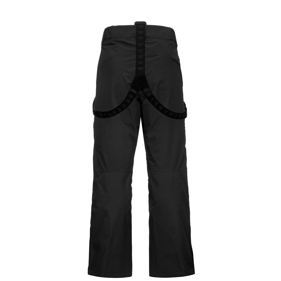 Black Men's Ski Waterproof Pants with Padding. main