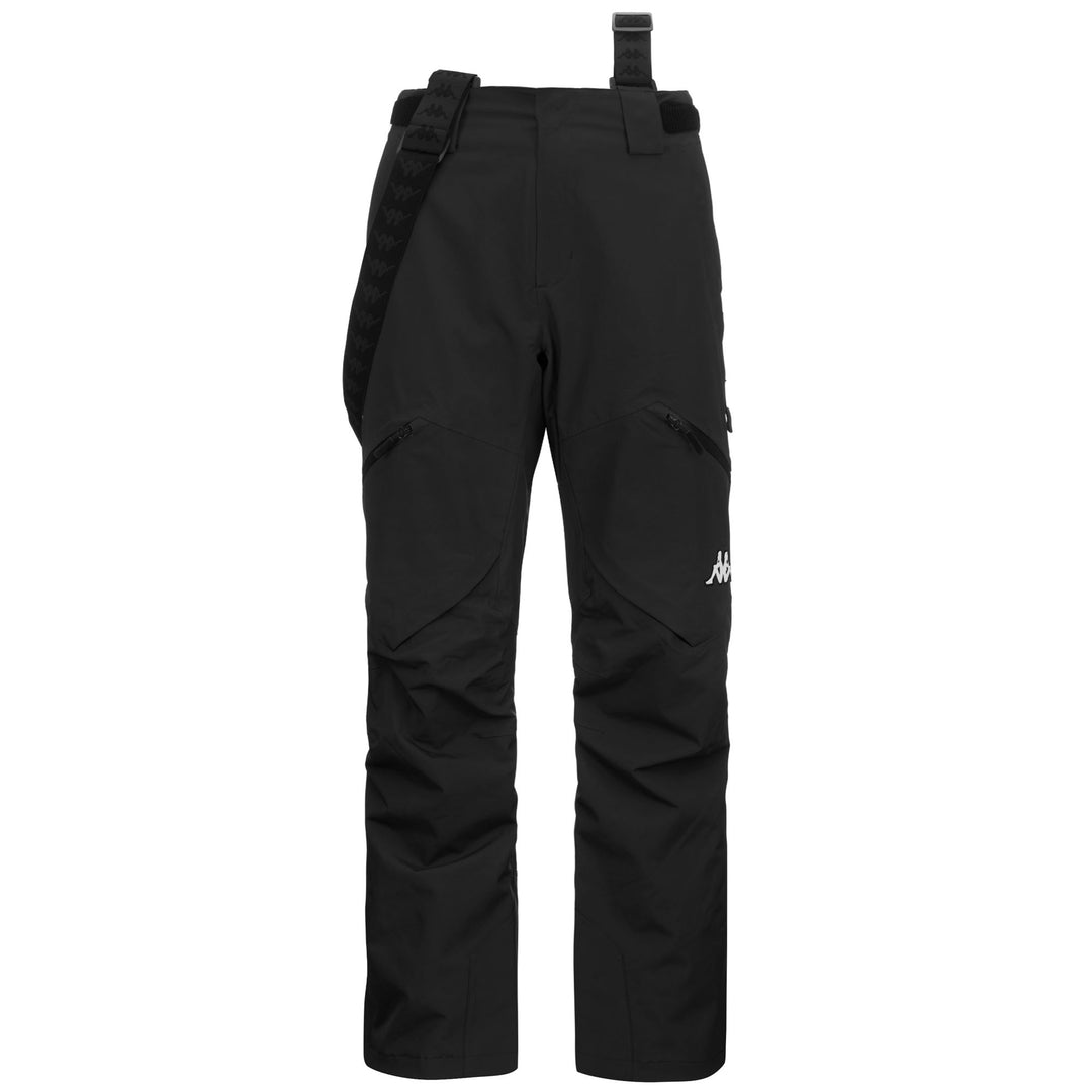 Black Men's Ski Waterproof Pants with Padding. main