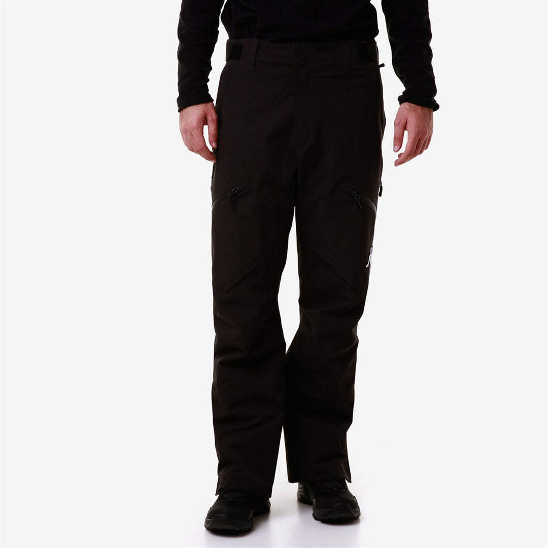 Pants Man 6CENTO 622P Sport Trousers BLACK Detail (jpg Rgb)			