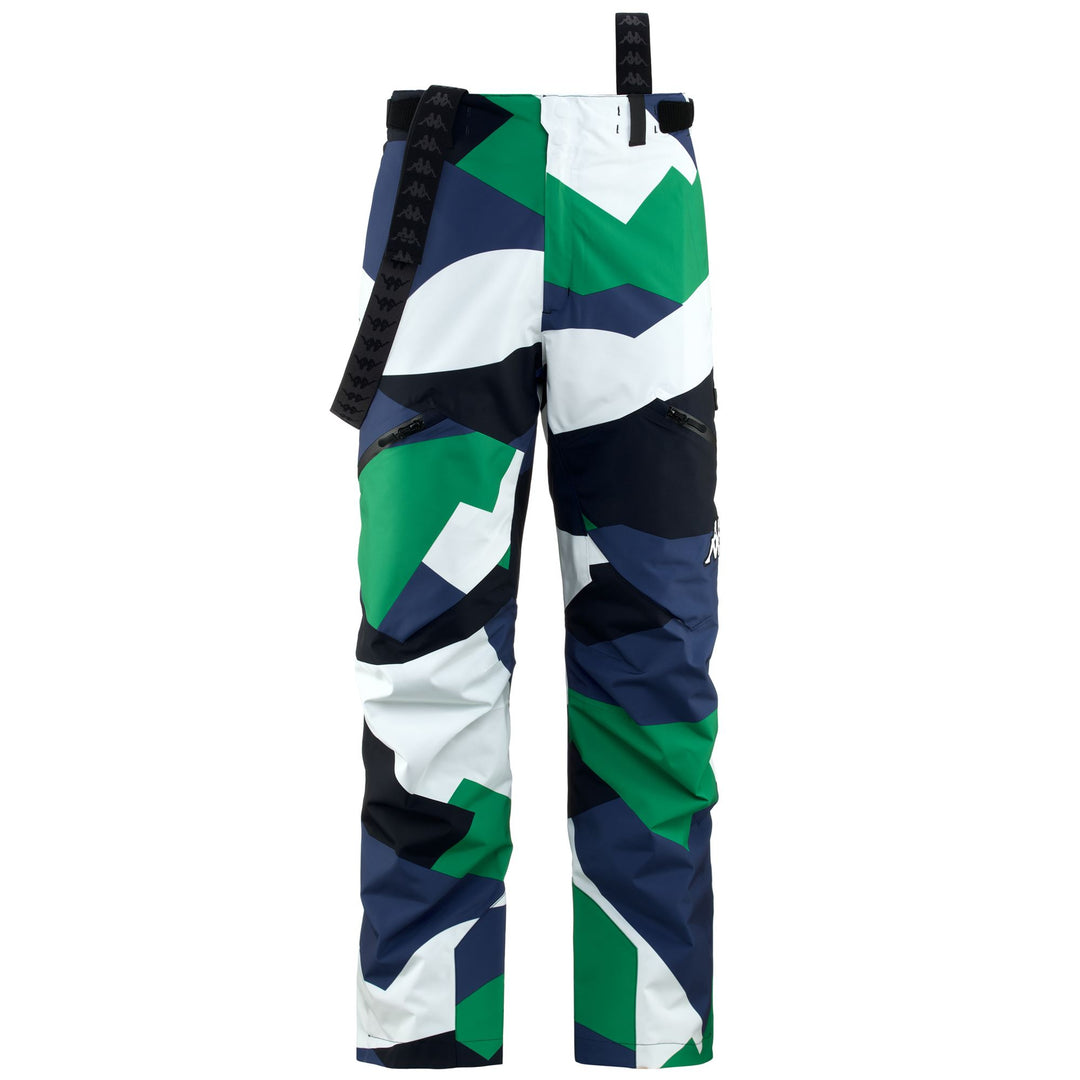 Pantalon de ski rembourré bleu pour homme, coupe classique, avec protection imperméable 01