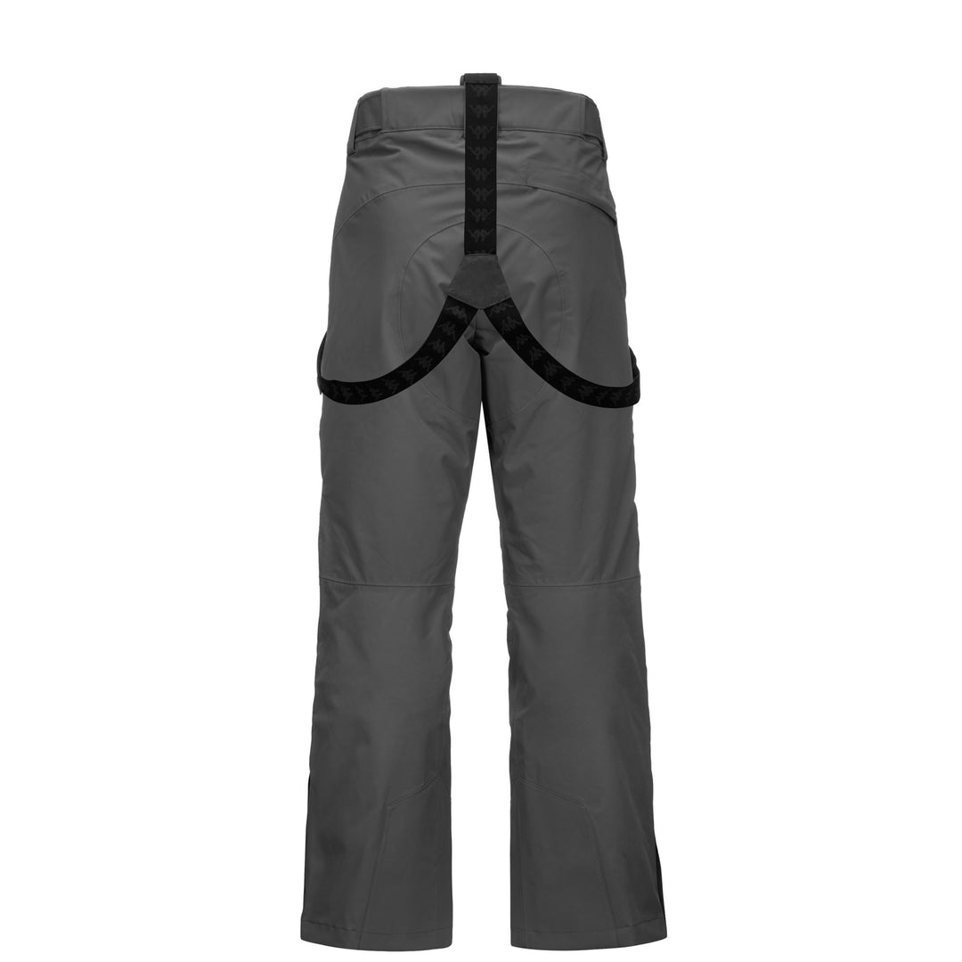 Pantalones de esquí impermeables para hombre, color gris y negro, con acolchado y transpirabilidad. main