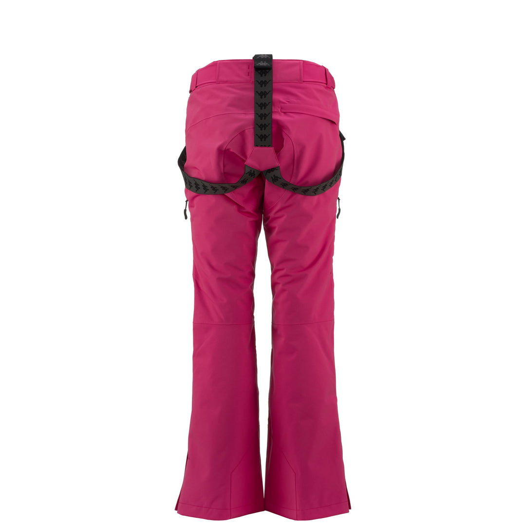 Pants Woman 6CENTO 665P Sport Trousers FUCHSIA PURPLE-BLACK Dressed Side (jpg Rgb)		