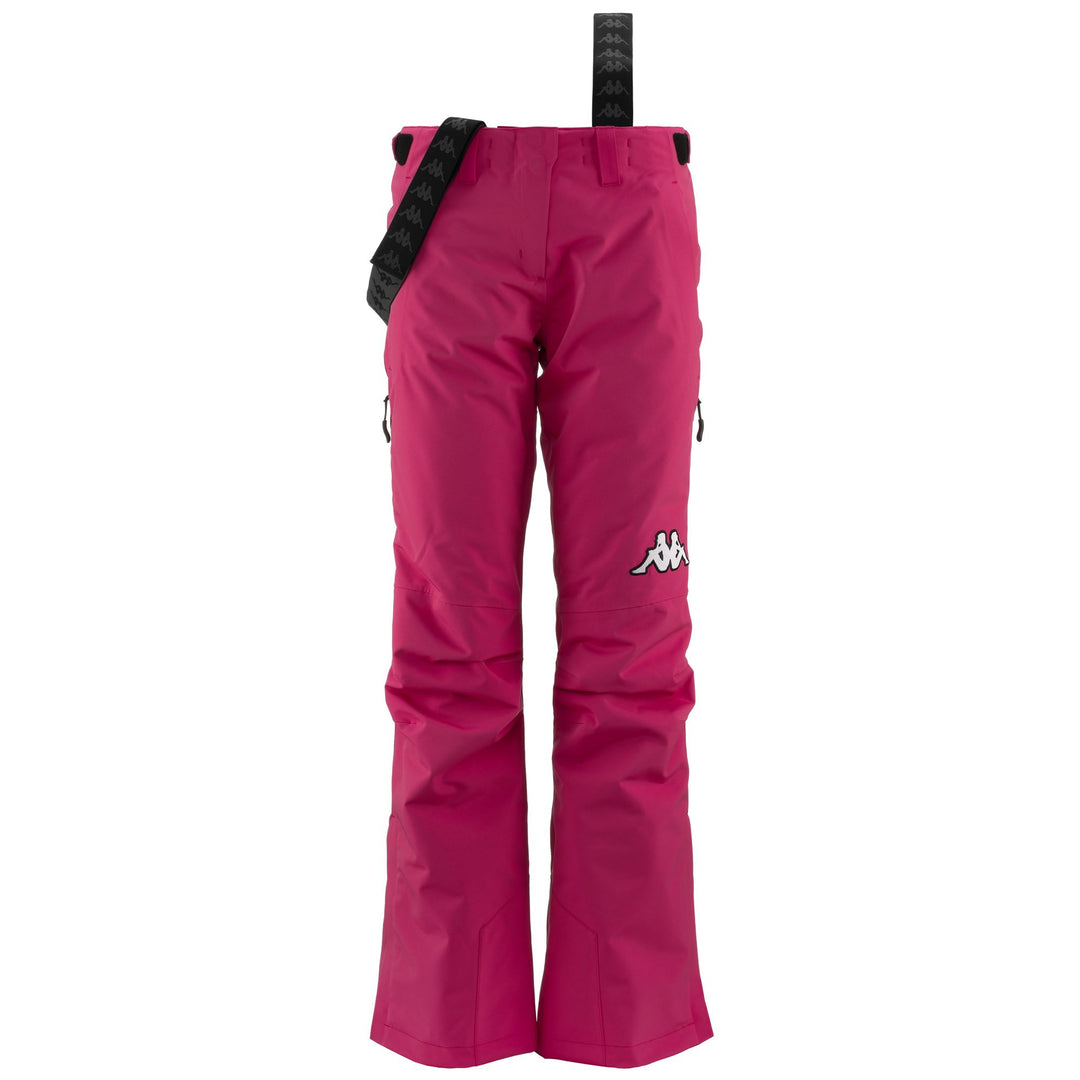 Fuchsia Women's Slim Fit Padded Waterproof Ski Trousers main