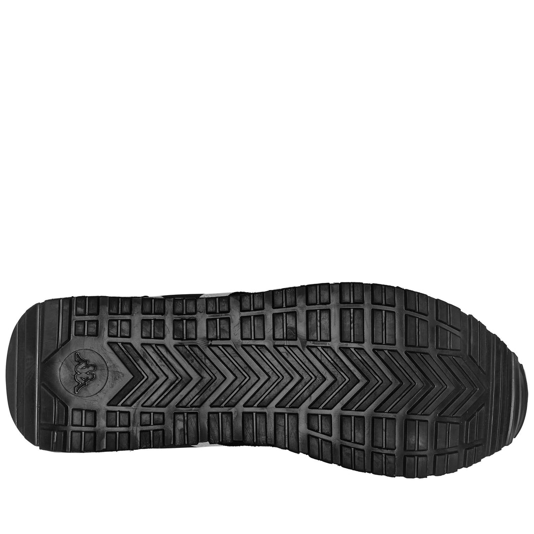 Black white Men's Low Cut Sneakers with Rubber Outsole main