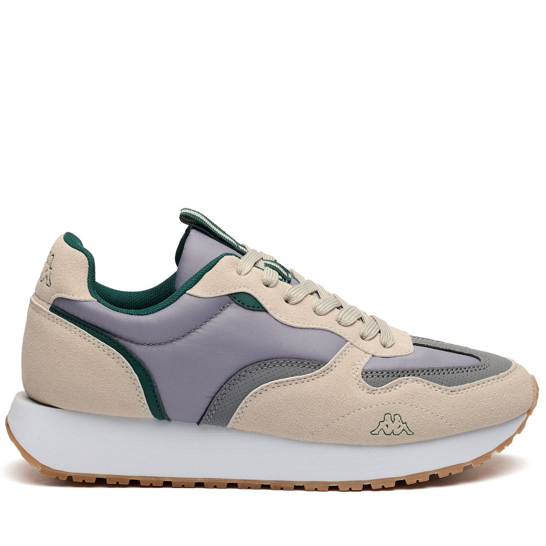 Beige Yellow Men's Low Cut Walking Sneakers main