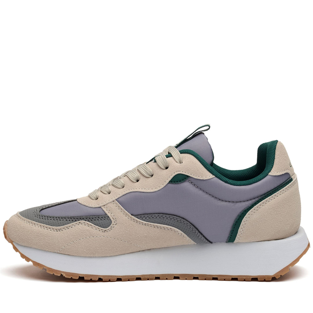 Beige Yellow Men's Low Cut Walking Sneakers main