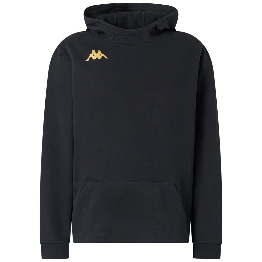 Black Men's Football Fleece Hoodie main
