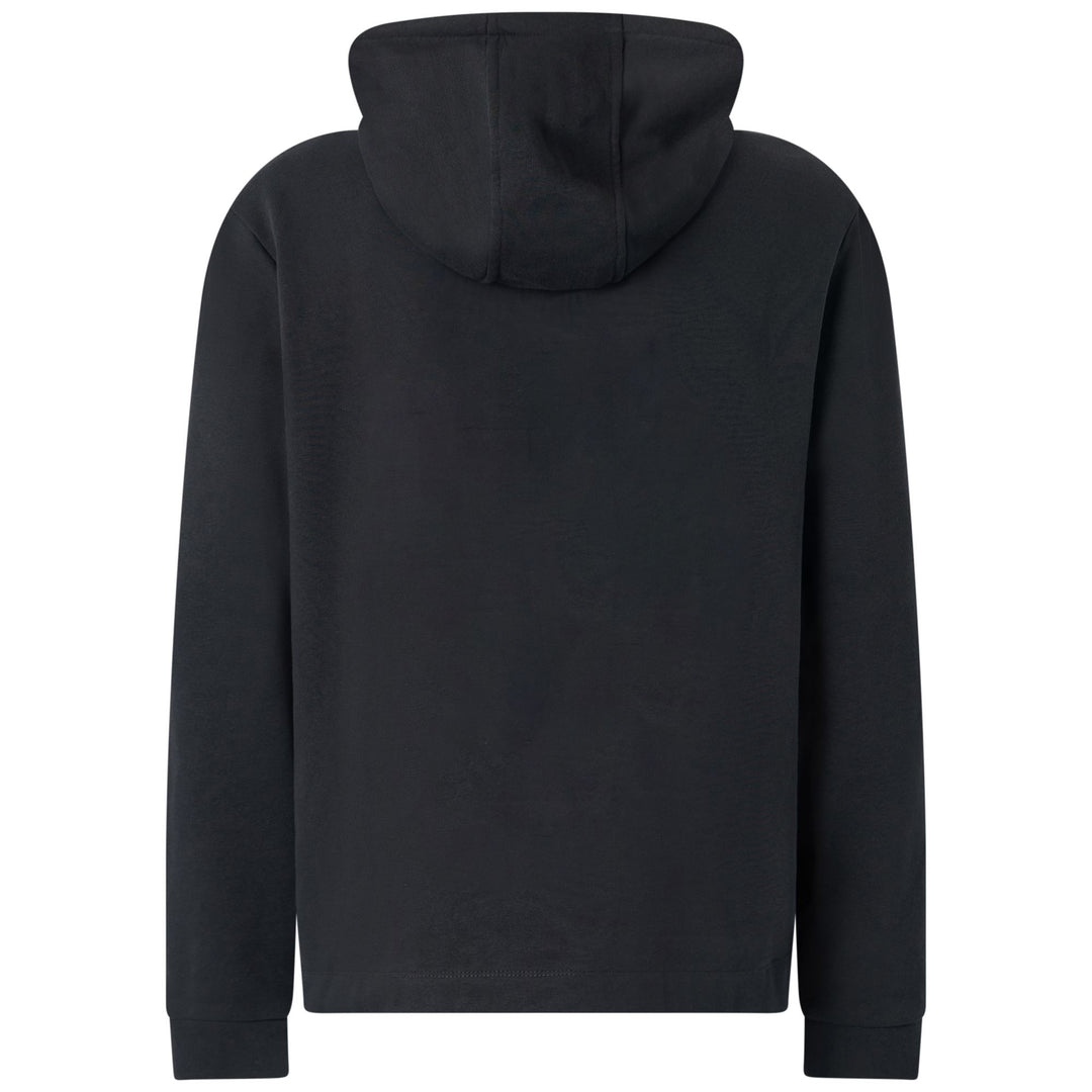 Black Men's Football Fleece Hoodie main