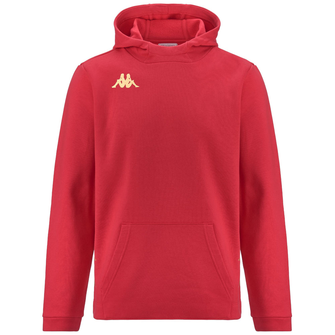 Chinese Red Men's Football Fleece Hoodie 01
