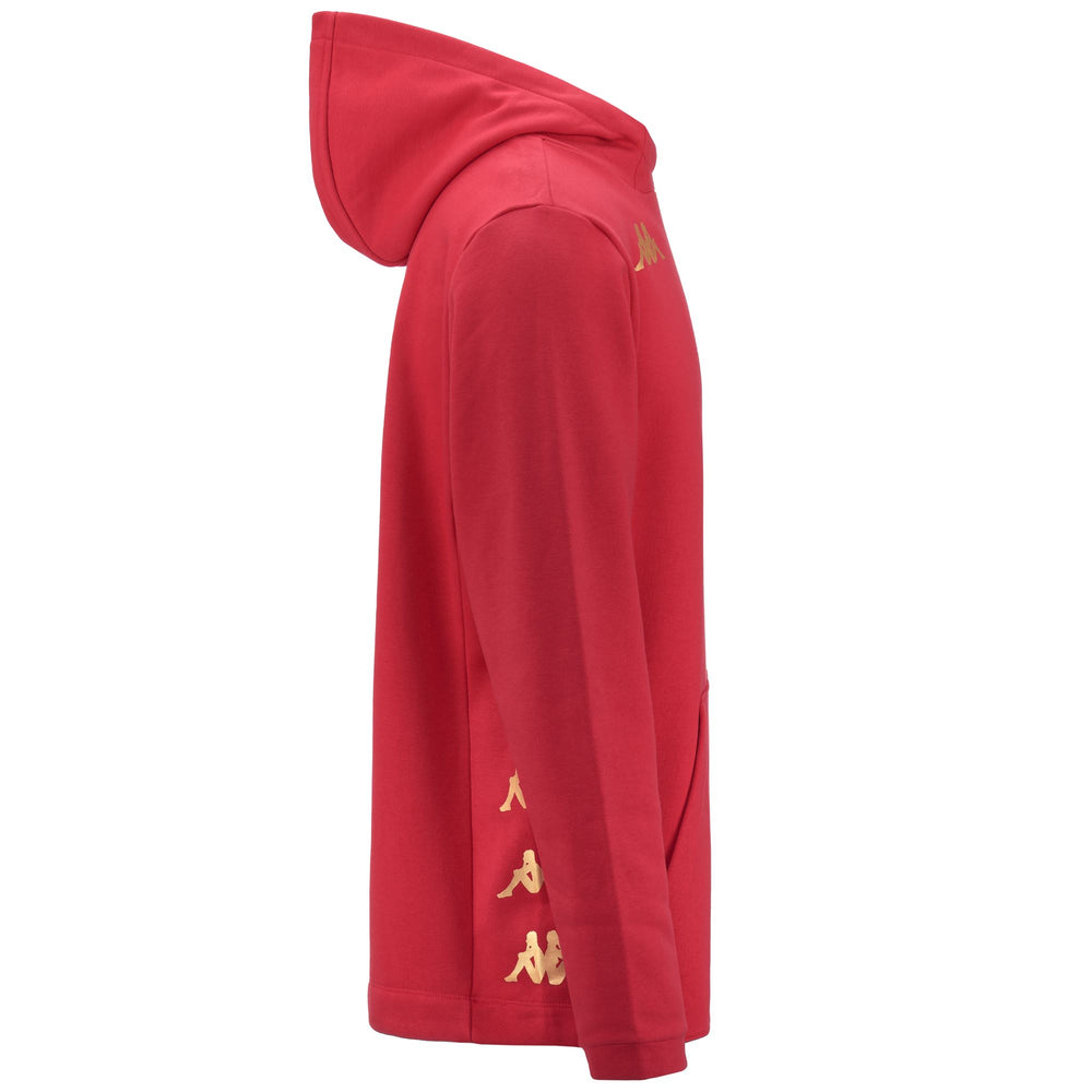 Chinese Red Men's Football Fleece Hoodie 02