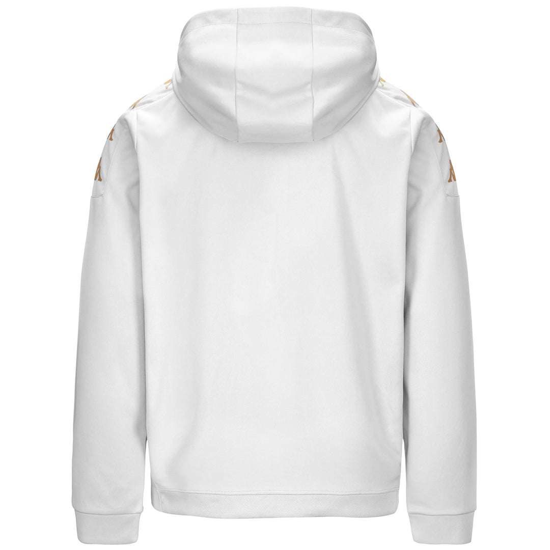 Grey White Men's Full Zip Hoodie for Football Training main